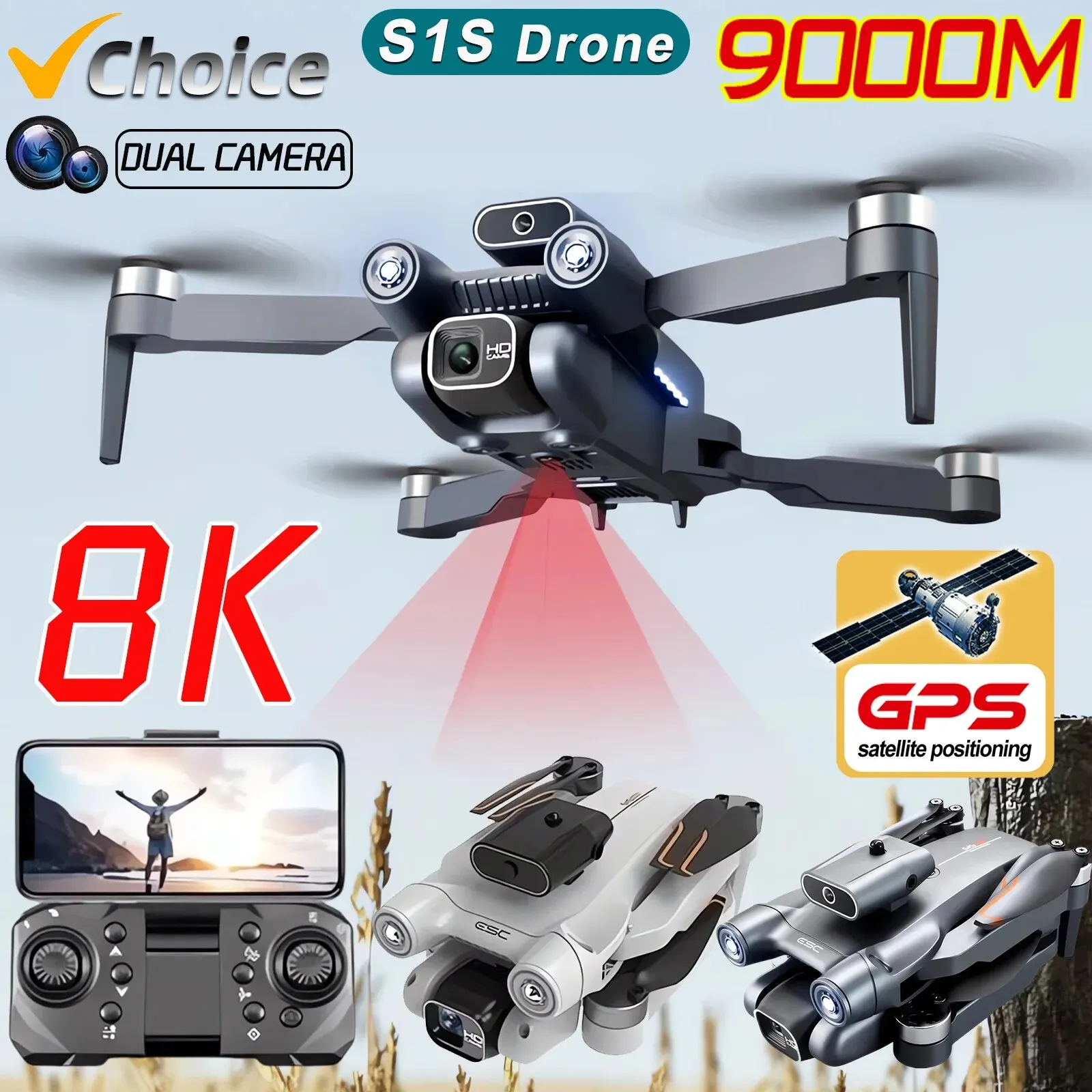 Drone Multispectral - Nuovo S1S 5G GPS Drone Camera