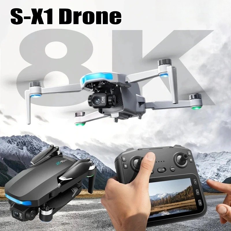 Drone Multispectral - Drone Originale S-X1 8K HD Professionale