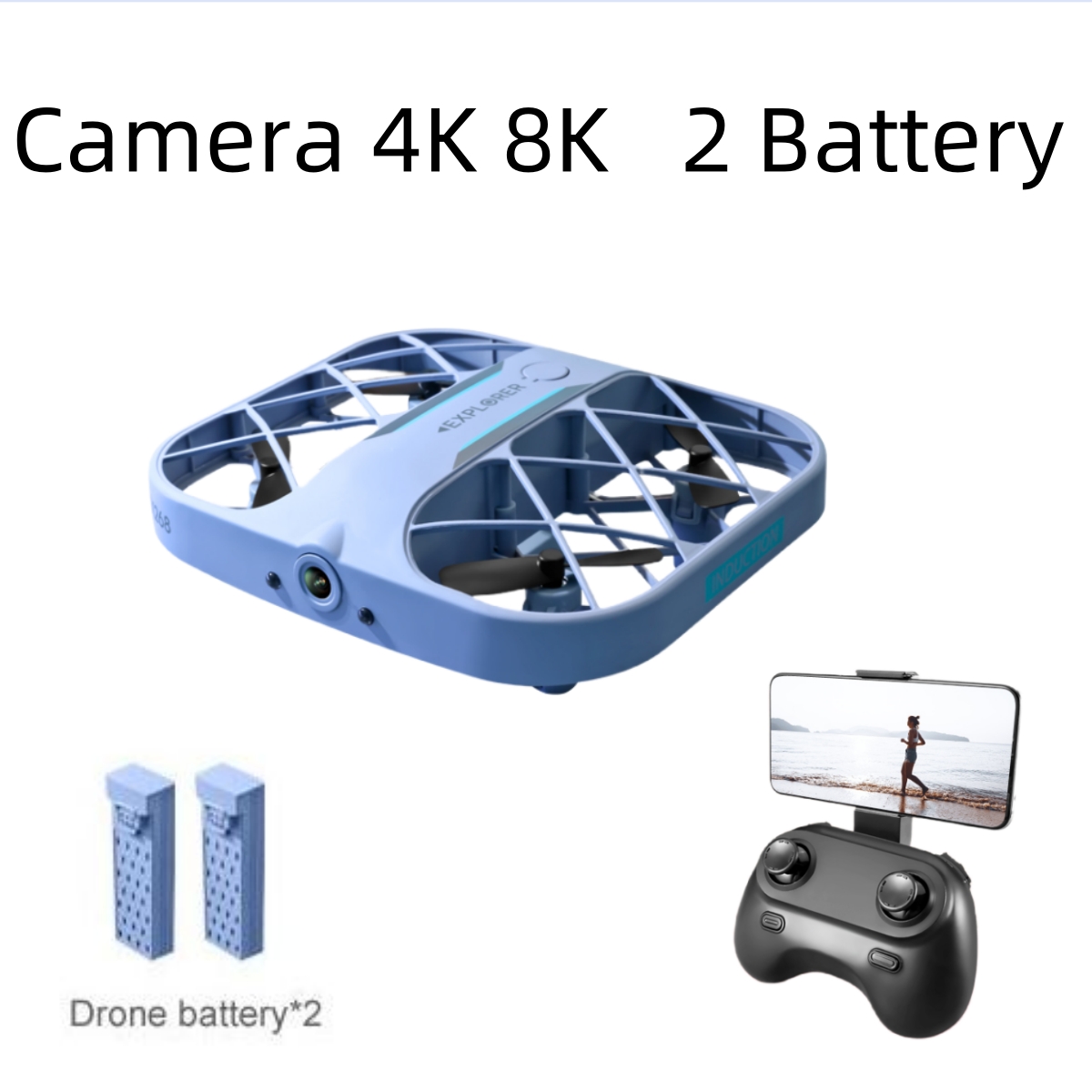 Drone RC JJRC H107 FPV con 2 B - Drone Cinematic recensione e prezzo